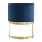 Manhattan Comfort Aura Dining Chair in Royal Blue and Polished Brass DC026-BL - alternate 2